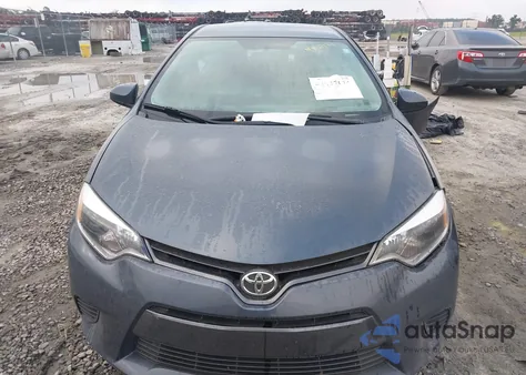 2016 Toyota Corolla Le из США, поврежденный, VIN 2T1BURHE9GC734461